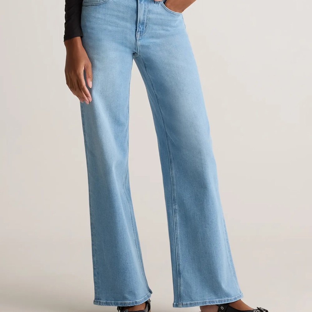 Quince Bella Stretch Wide Leg Jeans